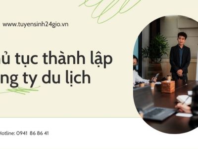 Thủ tục thành lập công ty du lịch 2022