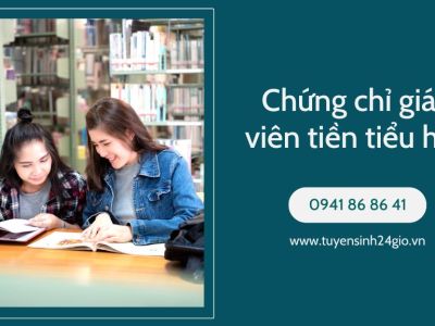 Chứng chỉ giáo viên tiền tiểu học