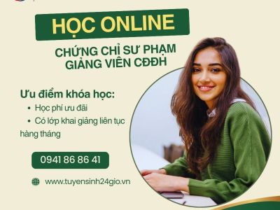 [Học online] Chứng chỉ sư phạm giảng viên CĐĐH