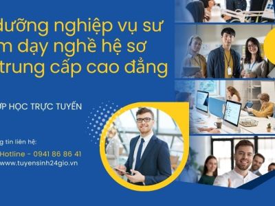 Bồi dưỡng nghiệp vụ sư phạm dạy nghề hệ sơ cấp trung cấp cao đẳng
