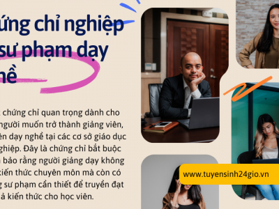 Chứng chỉ nghiệp vụ sư phạm dạy nghề 