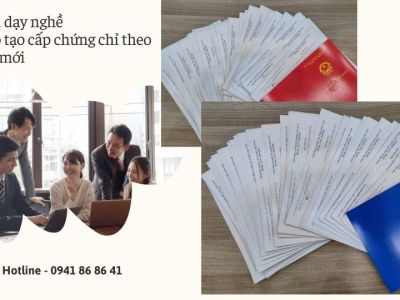 Giáo viên dạy nghề. Khóa đào tạo cấp chứng chỉ theo thông tư mới