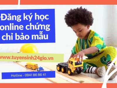 Đăng ký học online chứng chỉ bảo mẫu