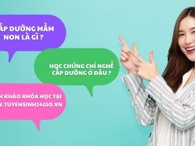 Cấp dưỡng mầm non là gì ? học chứng chỉ nghề cấp dưỡng ở đâu ?