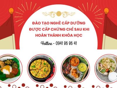 Đào tạo nghề cấp dưỡng| Được cấp chứng chỉ sau khi hoàn thành khóa học