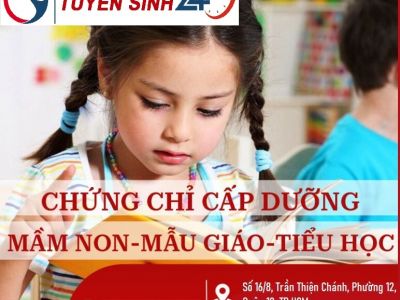 Thông báo chiêu sinh khóa học chứng chỉ nghiệp vụ cấp dưỡng