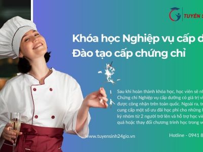 Khóa học Nghiệp vụ cấp dưỡng| Đào tạo cấp chứng chỉ