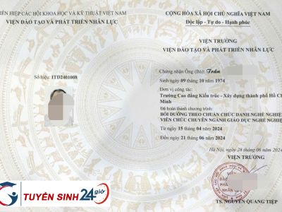 Chương trình bồi dưỡng tiêu chuẩn chức danh nghề nghiệp viên chức chuyên ngành giáo dục nghề nghiệp