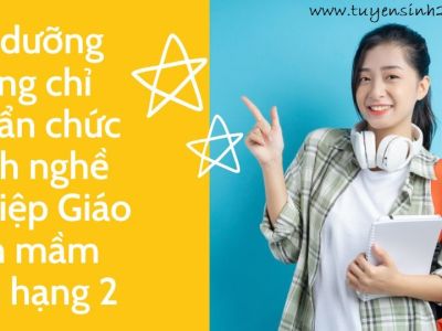 Bồi dưỡng chứng chỉ chuẩn chức danh nghề nghiệp Giáo viên mầm non hạng 2