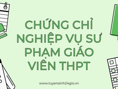 Chứng chỉ sư phạm Giáo viên dạy THCS - THPT| Khóa học trực tiếp tại TP Hồ Chí Minh