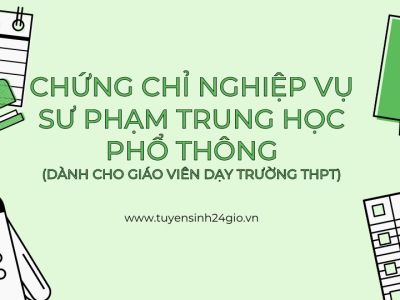 Chứng chỉ nghiệp vụ sư phạm trung học phổ thông