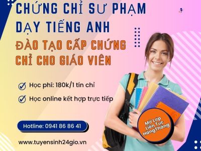 Chứng chỉ sư phạm dạy tiếng anh| Đào tạo cấp chứng chỉ cho giáo viên