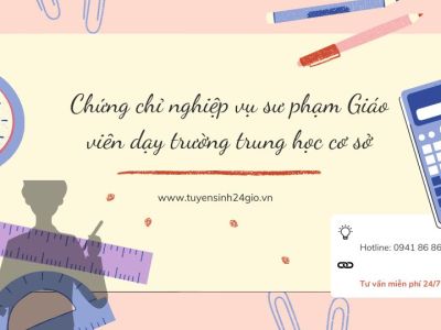 Chứng chỉ nghiệp vụ sư phạm Giáo viên dạy trường trung học cơ sở