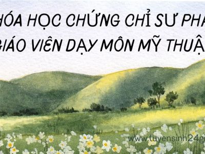 Khóa học chứng chỉ sư phạm giáo viên dạy môn mỹ thuật 