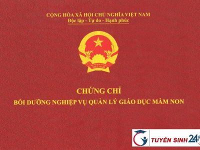 Cần học gấp Chứng chỉ Quản lý trường mầm non tại TP HCM