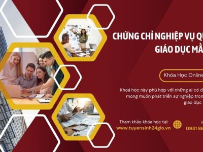 Chứng chỉ Nghiệp Vụ Quản Lý Giáo Dục Mầm Non