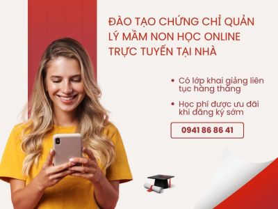 Đào tạo chứng chỉ Quản lý mầm non học online trực tuyến tại nhà