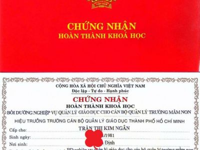 Khóa Học Nghiệp Vụ Quản Lý Giáo Dục| Đào tạo cấp chứng chỉ