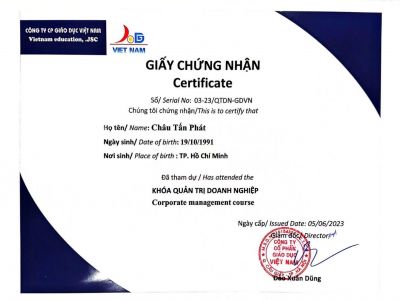 Khóa học ngắn hạn về quản trị doanh nghiệp