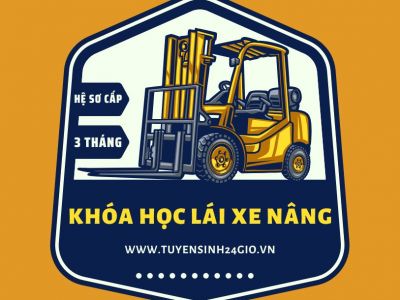 [Lái xe nâng] Tìm nơi học cấp chứng chỉ có giá trị vĩnh viễn