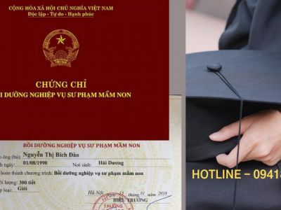 Chương trình đào tạo mới về chứng chỉ mầm non