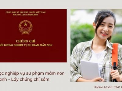 Khóa học nghiệp vụ sư phạm mầm non| Học nhanh - Lấy chứng chỉ sớm