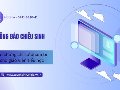 Đào tạo chứng chỉ sư phạm tin học cho giáo viên tiểu học