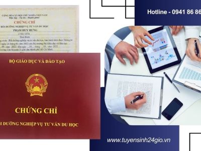 Bồi dưỡng nghiệp vụ tư vấn du học| Cấp chứng chỉ theo quy định Bộ GD & ĐT