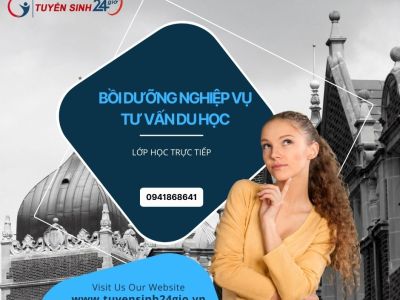 Bồi dưỡng nghiệp vụ tư vấn du học lớp học trực tiếp