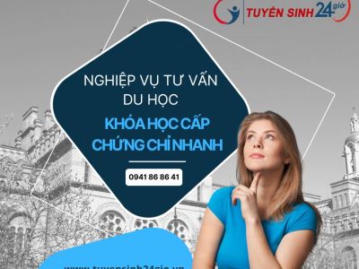 Đào tạo cấp chứng chỉ tư vấn du học. Khóa học tư vấn du học