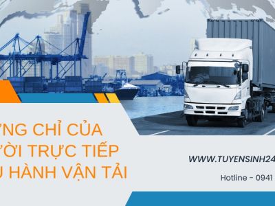 Chứng chỉ của người trực tiếp điều hành vận tải 