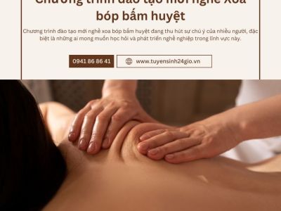Chương trình đào tạo mới nghề Xoa bóp bấm huyệt