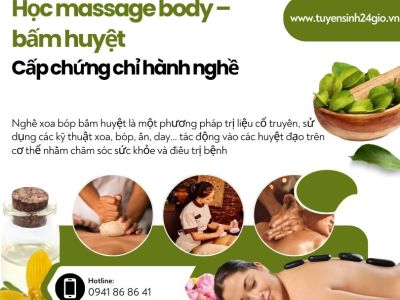 Học massage body – bấm huyệt| Cấp chứng chỉ hành nghề