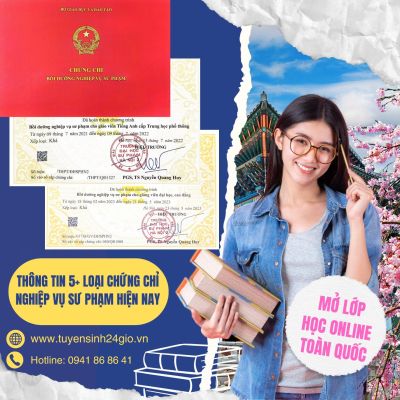 Thông tin 5+ loại chứng chỉ nghiệp vụ sư phạm hiện nay