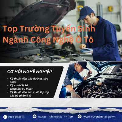 Top Trường Tuyển Sinh Ngành Công Nghệ Ô Tô