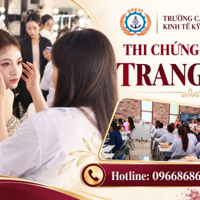 Thi chứng chỉ nghề trang điểm